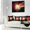 thumbnail image 3 of Designart Elegance of Nebulae - Abstract Throw Pillow - 18x18, 3 of 5