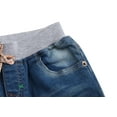 thumbnail image 5 of Richie House Girls' Classic Denim Pants with Elastic Waistband RH2244, 5 of 7