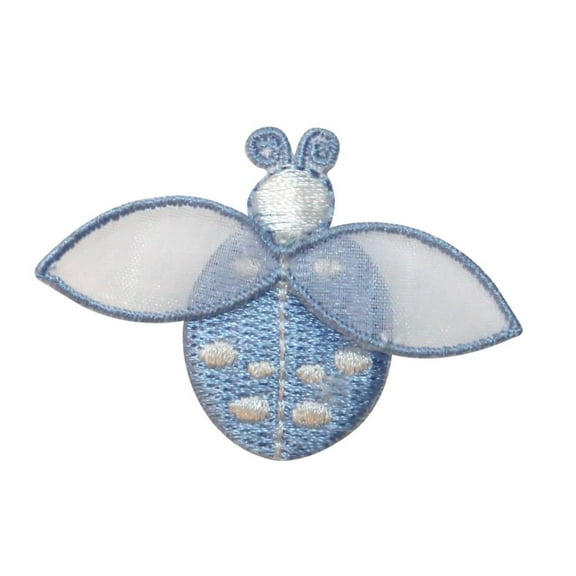 ID 1616M Ladybug Fly Patch Garden Beetle Insect Bug Embroidered Iron On Applique