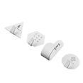 thumbnail image 1 of PEONAVET A Hook 4 Sets Of Geometric Hanging Hooks, No Punching Iron Hook In Kitchen, Traceless, 1 of 1