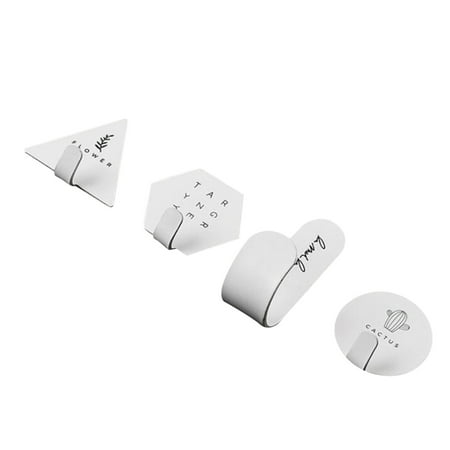 

Fjofpr 4 Sets Of Geometric Hanging Hooks No Punching Iron Hook In Kitchen Traceless Home Decor
