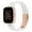 Floral-White Clear, variant on Wearlizer Resin and Stainless Steel Compatible with Fitbit Versa/Versa 2 /Versa Lite/Versa SE Bands Women Men, Lightweight Replacement Compatible for Fitbit Versa