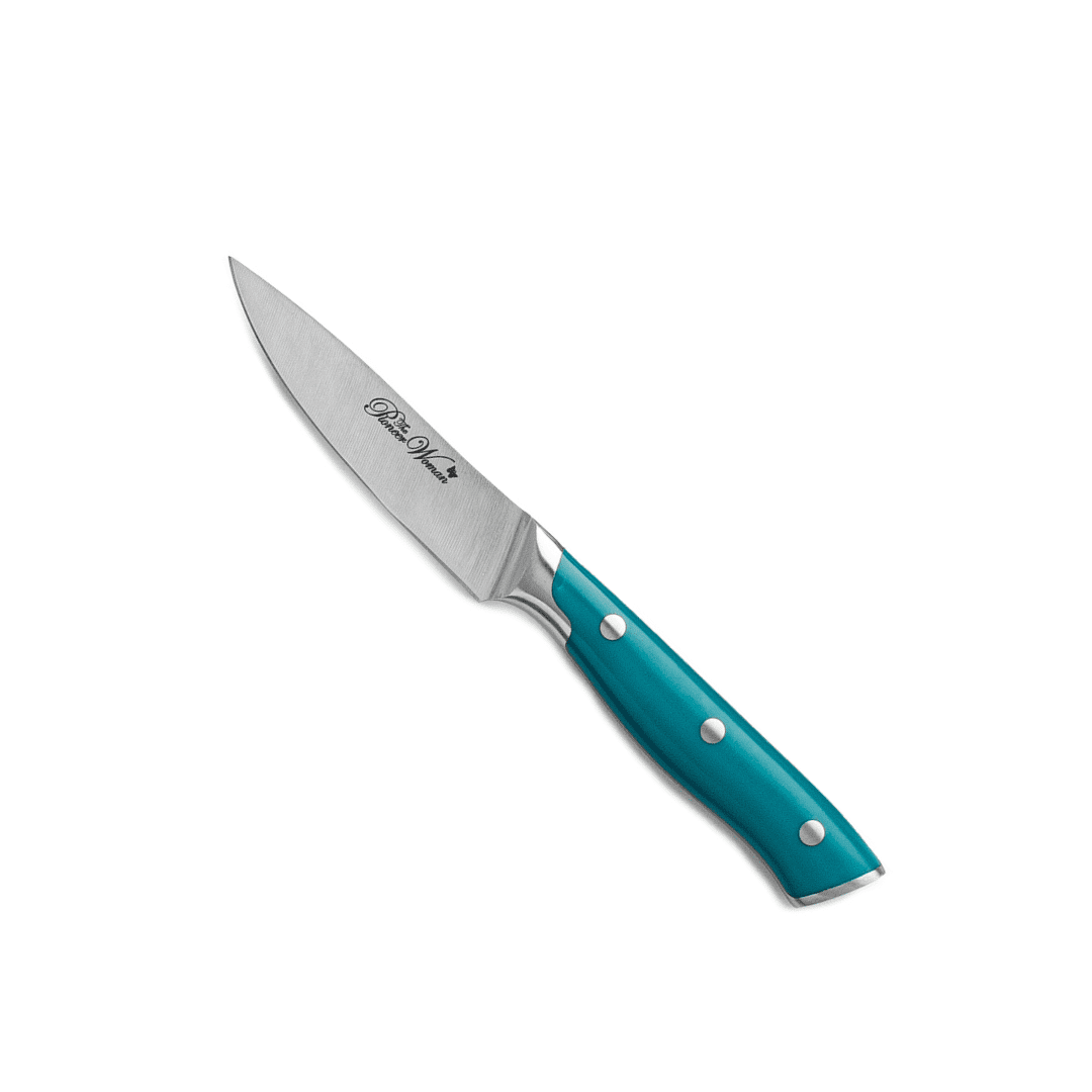 The Pioneer Woman Pioneer Signature 3.5-Inch Stainless Steel Paring Knife, Teal