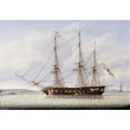 thumbnail image 2 of Salmon, Robert 24x18 Black Modern Framed Museum Art Print Titled - Sloop on The Mersey, 2 of 4