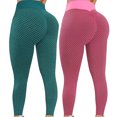 thumbnail image 2 of KOMOO Women's Plus Yoga Pants 2 Pieces Elastic High Waist Leggings Long Sweatpants Joggers Pants, 2 of 5