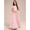 thumbnail image 2 of Drtj Fancy Girl Junior Bridesmaid Dresses Kids Sleeveless Cute Maxi Dress Teen Long Wedding Party Prom Gowns, 2 of 13