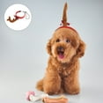thumbnail image 3 of LOLIPPYY Reindeer Dog Costume Headband Realistic Elk Hair Hoop - Pet Headband For Christmas Holiday Photos And Festive Gatherings, 3 of 7