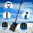 thumbnail image 3 of Mobutofu Snow Removal Snow Shovel Telescopic Iron Handle 1 Set for Adults, 3 of 8
