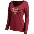 thumbnail image 2 of Women's Garnet Florida State Seminoles Freehand Long Sleeve T-Shirt, 2 of 3