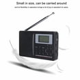 thumbnail image 5 of CS-106 Portable Radio - Mini FM/AM/SW/MW/LW/TV Full Band Receiver Radio for Worldwide Broadcasts with 3.5MM Earphone - Black, 5 of 9