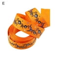 thumbnail image 2 of Cheers.US Halloween Wired Edge Ribbons Bat Spider Web Printed Ribbon Witch Legs Hat Skull Pumpkin Ribbons Halloween Decorative Wrapping Ribbon for Halloween Home Wreath DIY Craft Floral Bow, 2 of 7