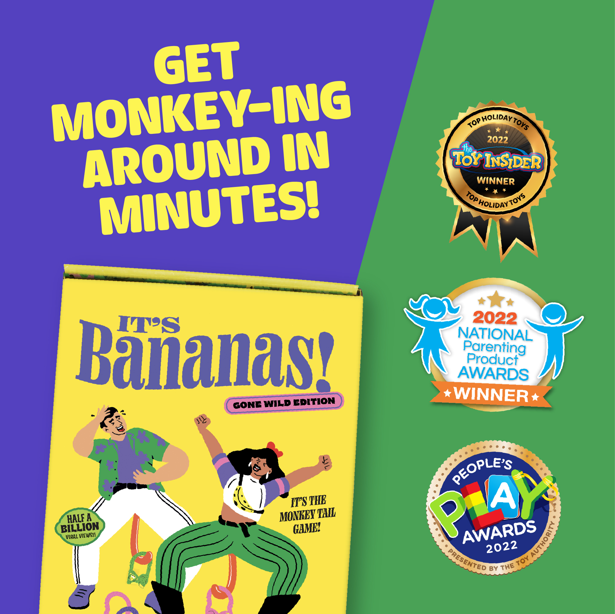 It's Bananas! Gone Wild Edition Monkey Tail Party Game photo 7