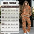 thumbnail image 6 of Garronmavis Camo Sweatsuits for Women Set 2 Piece Camo Hoodies Maple Leaf Print Sweatshirt and Pants Set for Women Lounge Sets Winter Spring Fall Outfits, Size L, 6 of 6