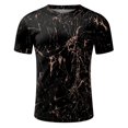 thumbnail image 4 of Big and Tall Shirts for Men Summer Fashion Color Matching T Shirt With Short Sleeves And Round Neck 2xlt Shirts for Men T Big Tall Shirt Pack V Neck XL, 4 of 4