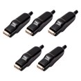 thumbnail image 1 of Xingzhi 5 Pieces Sheathed Clips Electrical Test Converter Replacing Accessories Black, 1 of 6