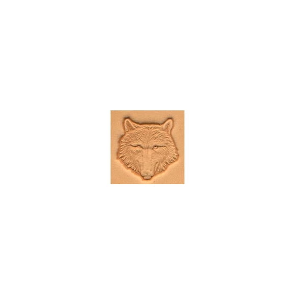 ¿Herramienta artesanal de cabeza de lobo de cuero Tandy? Sello 3D 88459-00