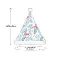 thumbnail image 3 of Cauagu Tropical Flamingo Pattern Christmas Hat for Kids,Xmas Holiday Hat Santa Hat for Boys & Girls Festive Headwear Accessories for Christmas/New Year/Holiday, 3 of 6
