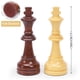 thumbnail image 2 of Chess Pieces Vamslove Staunton de madera, tamaño king, 4.5 pulgadas, juego de 32 unidades, 2 of 7