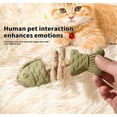 thumbnail image 5 of 2026 New Creative Fish Bone Cat Dental Chew Toy -Natural Catnip & Silvervine Teeth Cleaning Stick, Fix Cat Dental Health, Durable Wooden Feline Tooth Care Tool, 5 of 5