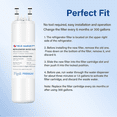 thumbnail image 2 of Flgsk SK06 2-Pack Refrigerator Water Filter, Compatible with Frigidaire, 2 of 5