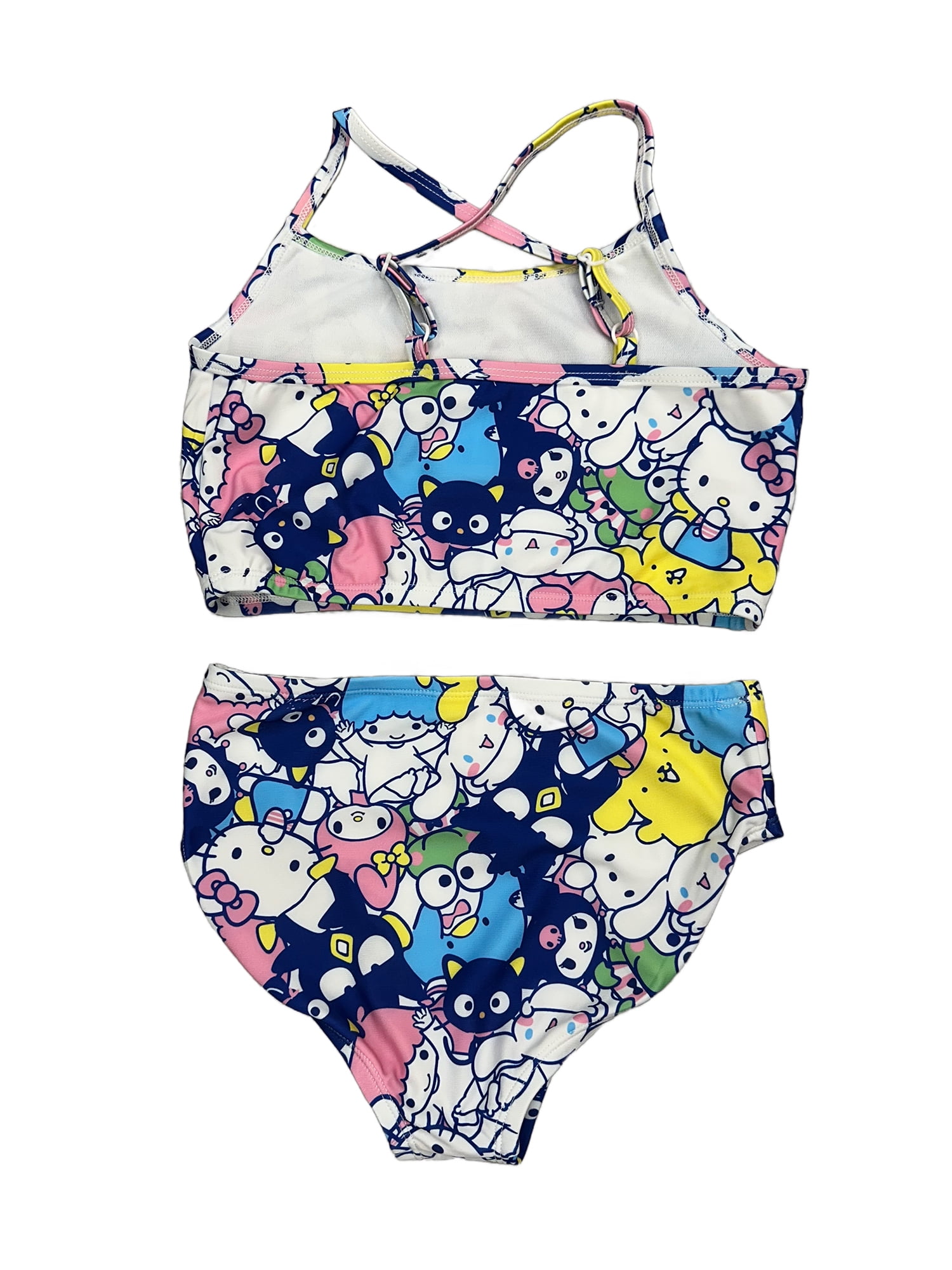Sanrio Hello Kitty Friends Girls Graphic Two-Piece Swimsuit, Sizes 4-12 & Plus