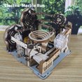 thumbnail image 6 of MUSIC PARK Wooden Marble Run 3D Puzzles for Adults Mechanical Gear Dual Models Kits to Build Birthday and Christmas Gifts for Men Age 14+, 6 of 9