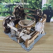Music Park Wooden Marble Run 3D Puzzle Kit for Adults with Mechanical Gear Dual Models - Birthday & Christmas Gift for Men 14+