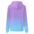 thumbnail image 4 of Hoodies for Women 2025 Fall Trendy Gradient Color Hoodie Oversized Loose Fit Y2K Pullover Cute Sweatshirt with Pocket, 4 of 4