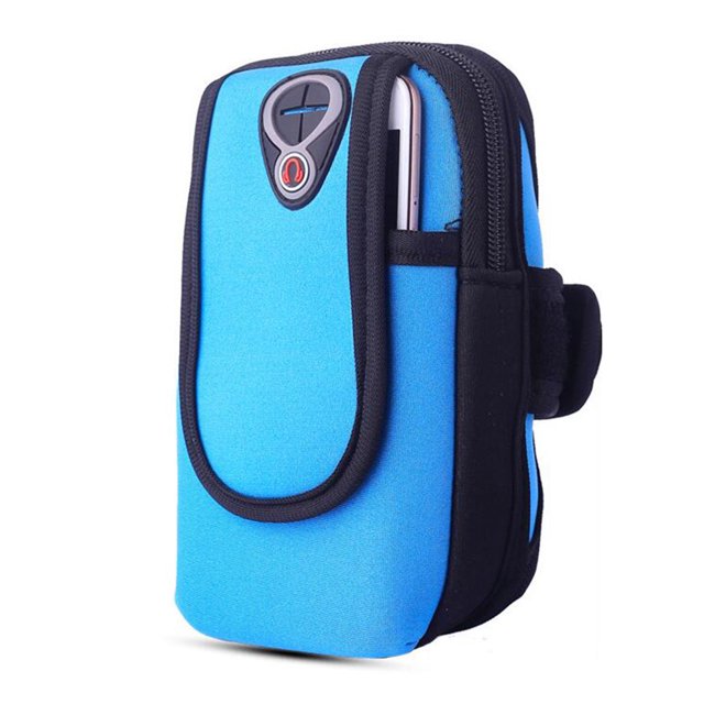 Running Armband Sport Phone Case Impermeable Fitness Mobile Bag (Azul cielo) Likrtyny Deportes al aire libre Salida diaria Juego de fiesta