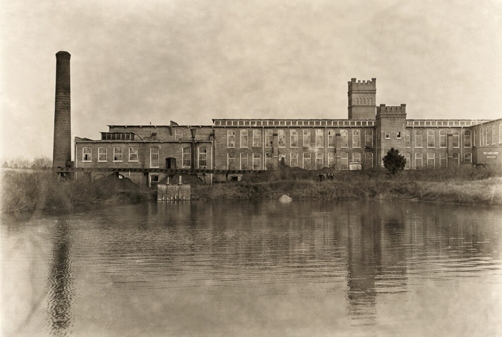 Textile Mill, 1908. /Nview Of The Wylie Mill Which Employed Many Young
