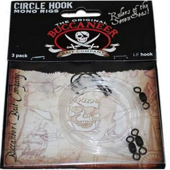 Buccaneer Circle Hook Mono Rig - #1/0