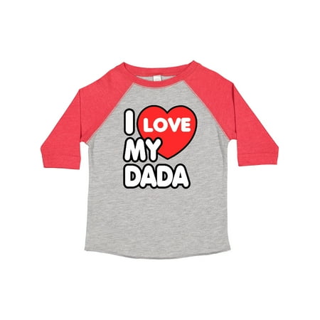 

Inktastic I Love My Dada Gift Toddler Boy or Toddler Girl T-Shirt