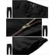 thumbnail image 4 of Pantalones a juego con la parte delantera plana y ajustada para hombre, color negro, talla 32, 4 of 5
