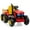 Red, variant on Luku 12V Kids Tractor, 35W Dual Motors for Kids Bluetooth Music, 3-Speed, 7-LED Lights,Red