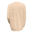 thumbnail image 5 of Winter Knitted Pullover Sweater Soft Cozy Warm Long Sleeve Round Neck Elegant Casual Blouse Loose Fit Comfortable Daily Wear Fall Fashion, 5 of 5