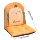 thumbnail image 3 of Cojín de asiento con expresión adorable, respaldo acolchado, cojín de poliéster, 3 of 6