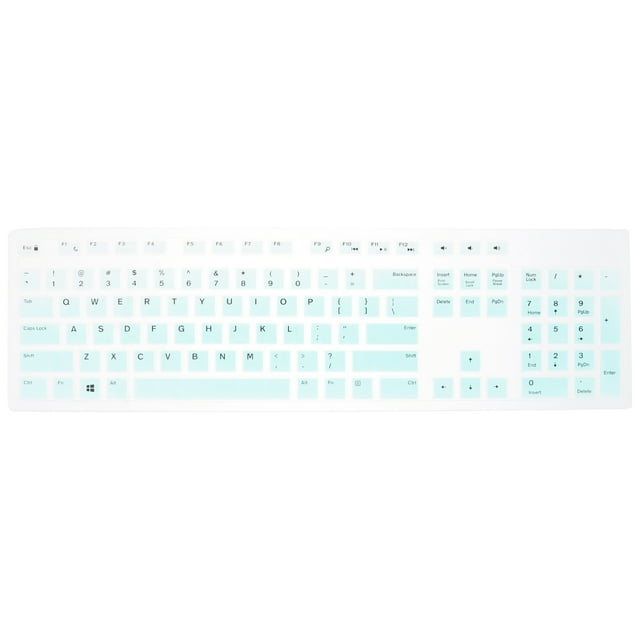 Miangastore 1 Pce Clavier Universel Mignon Dégradé Vert pour Bureau 11.8X5.1X0.1in