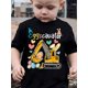 thumbnail image 1 of Easter Egg Festival B Summer Boys Fashion Short Sleeve T-shirt Eggs Cavator Letter Excavator Print Top, 1 of 7