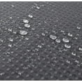 thumbnail image 5 of WPM No Hooks Required Grey Shower Curtain with Snap-in Liner Waffle Weave Design, Hotel Grade Style Waterproof & Washable, Mesh top Window Easy Snaphook Gray Bathroom Size 72 inch wide x 86 inch long, 5 of 5