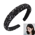 thumbnail image 2 of Giaone Comfortable Glittering High Headband for Women Everyday Wear Formal Event, 2 of 10