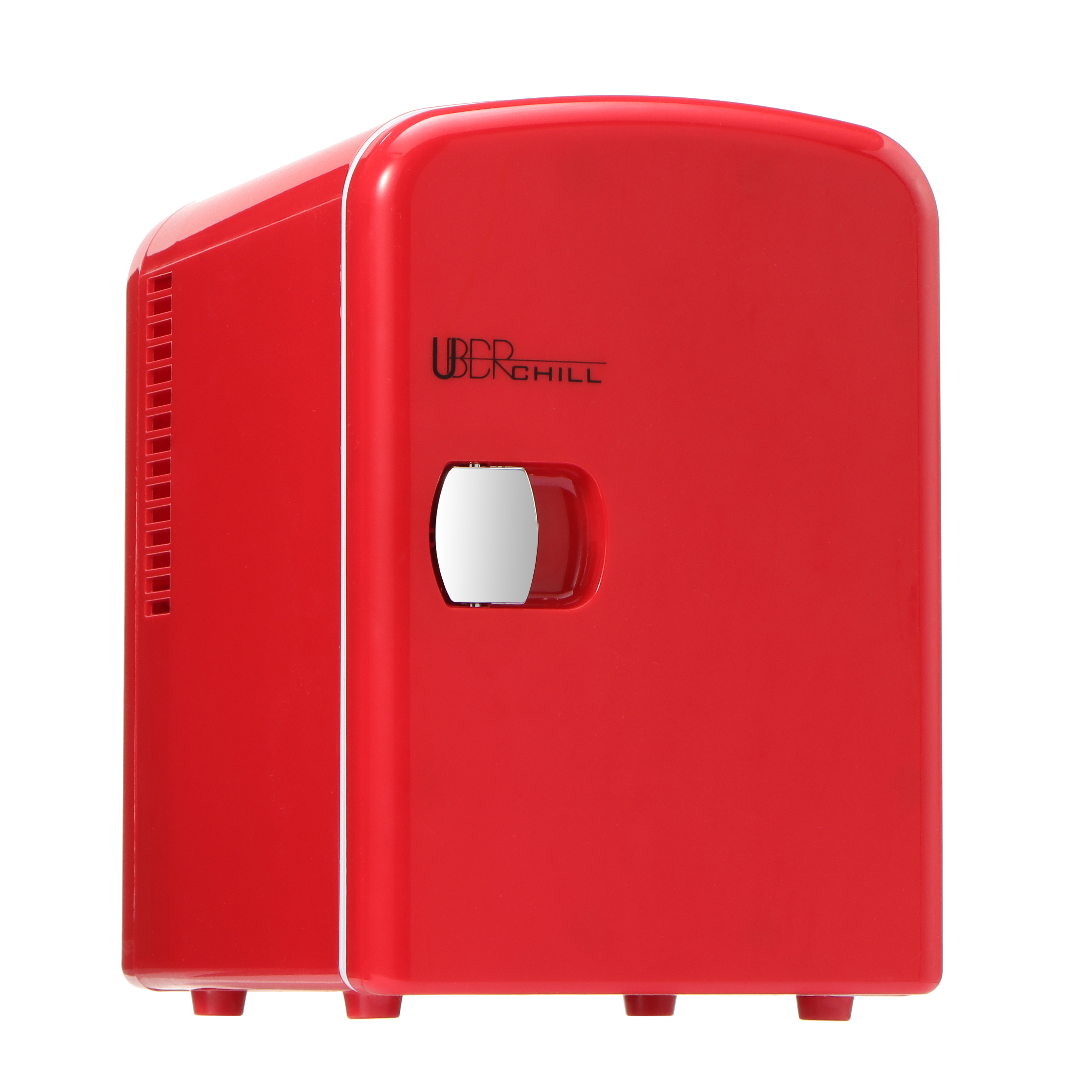 Uber Appliance Chill 6-can Retro Portable Mini Fridge Red Thermoelectric - image 2 of 18