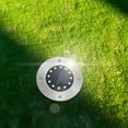 thumbnail image 5 of 1 Pack Solar Garden Lights Outdoor - 8 LED Solar Ground Lights, Waterproof In-Ground Landscape Lighting for Pathway, Lawn, Patio, Yard, and Walkway, 5 of 6