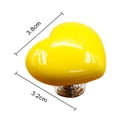 thumbnail image 5 of Tnobhg 4Pcs Love Heart-shaped Toilet Buttons Creative Shape Vibrant Color Easy to Install Drawer Knobs Toilet Tank Buttons Auxiliary, 5 of 7