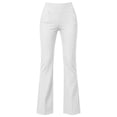 thumbnail image 5 of Pants for Women Solid-Color Yoga Golf Pant High-Waisted Stretch Slim-Fit Casual Pants with Pockets L, 5 of 9