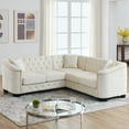 thumbnail image 5 of L-Shaped Corner Sofa, Velvet High Density Sponge Sectional Sofa Indoor Modular Sofa, 5 of 8