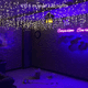 thumbnail image 2 of Luces de cadena LED, luces de carámbano 4M / 13 pies 120LED Cadena de luces de hadas estrelladas Insertar Banquete de boda MFZFUKR CPB-US-DYP877-5, 2 of 5