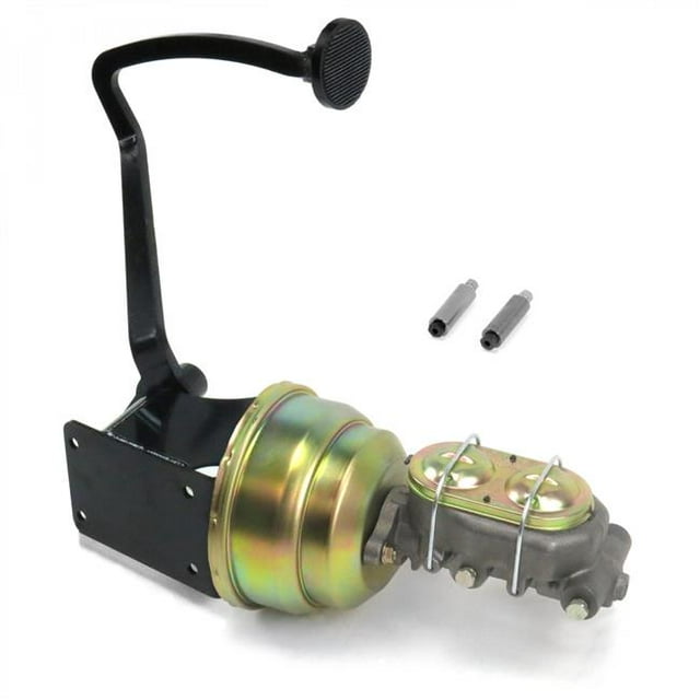 Kit de Pédale de Frein Double 40-48 Chevy 7 Po Disque & Tambour 3 Po Tapis Noir