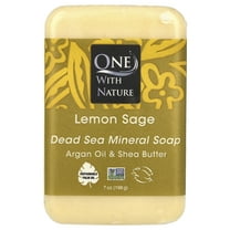 One With Nature Dead Sea Mineral Lemon Verbena Soap - 7 oz