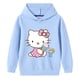thumbnail image 4 of Hello Kitty-Sudadera con capucha de algodón para niñas, suéter con estampado bonito, jersey para bebé, Top, jersey para niños, ropa deportiva de ocio para niños, 4 of 5