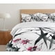 thumbnail image 4 of Japanese Style Microfiber Bedding Duvet Cover Sets 1 Duvet Cover And 1/2 Pillowshams Cherry Blossom, 4 of 4